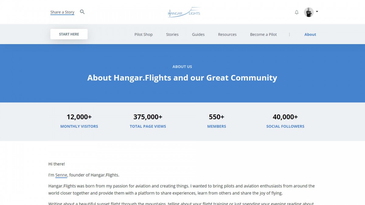 Hangar.Flights Website door Fly Media