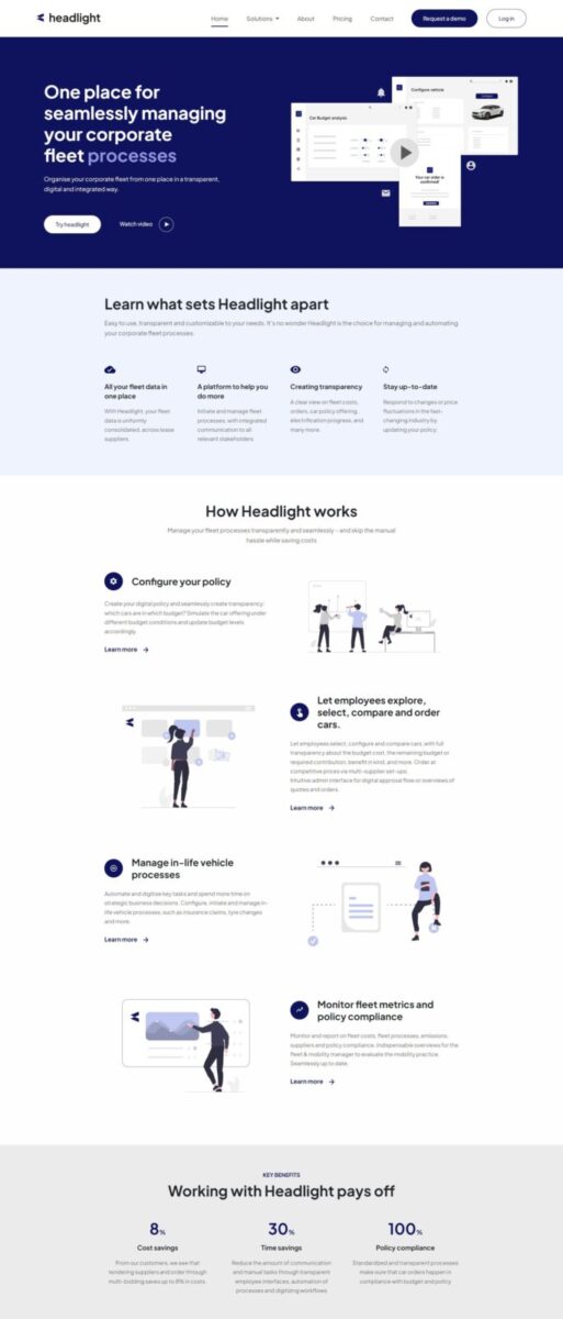 Headlight.tech Website by Fly Media