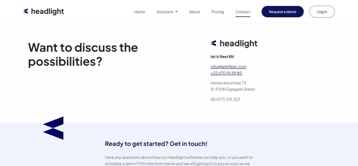 Headlight.tech Website door Fly Media