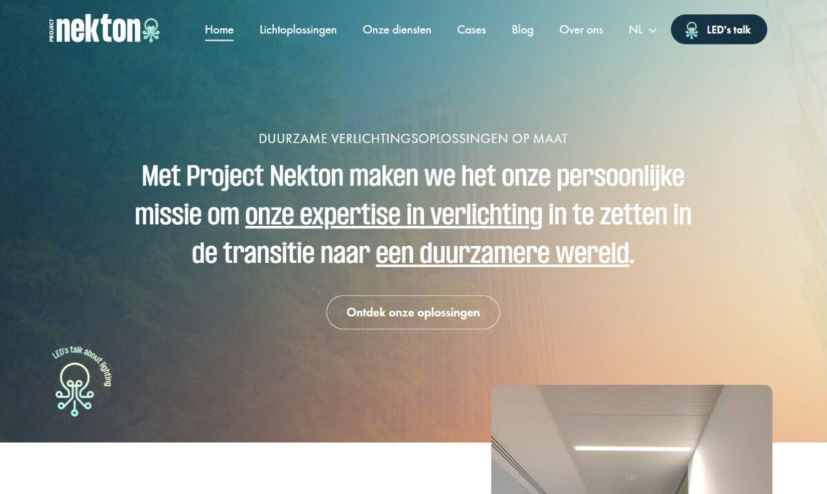 Project Nekton Website door Fly Media