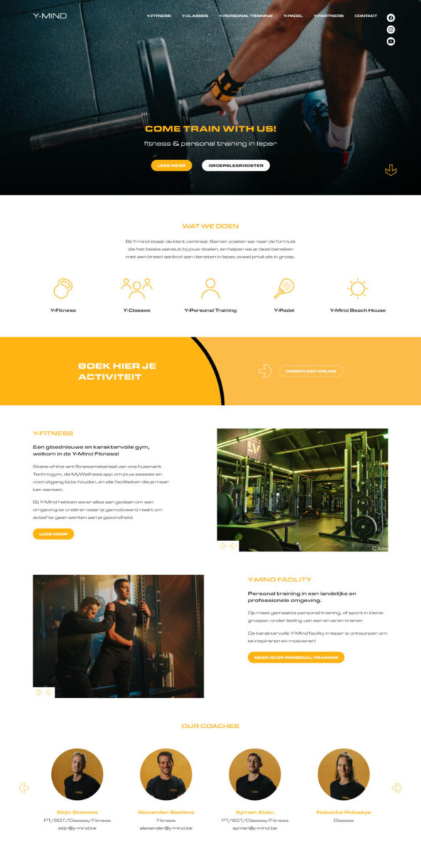 Y-Mind Website by Fly Media